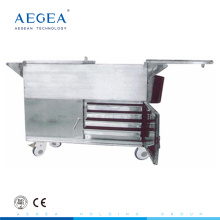 AG-SS035C refeições aquecedor de alimentos carrinho de aço inoxidável médica